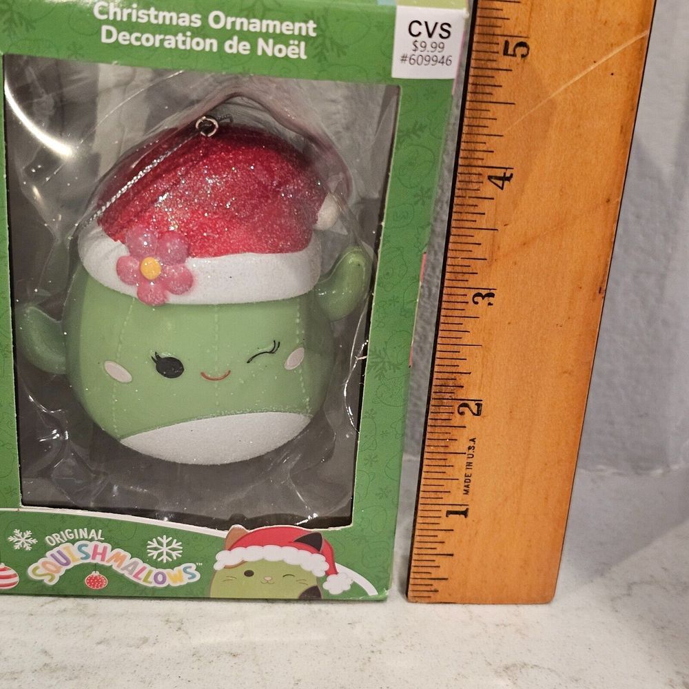 2023 Kurt Adler Original Squishmallows Maritza Cactus Christmas Ornament - Picture 3 of 4